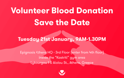 Join us in blood donation at Epignosis