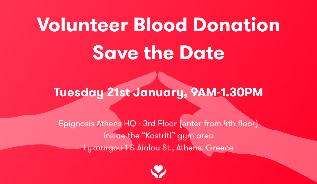 Join us in blood donation at Epignosis