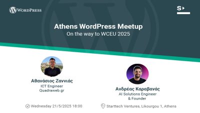 The WordPress Athens Meetup Lands at Starttech Ventures — Just Before WordCamp Europe 2025
