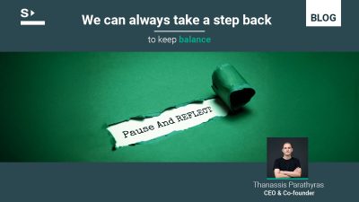 We can always take a step back to keep balance