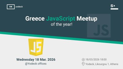 GreeceJS #53: AI Coding workflows and local first apps