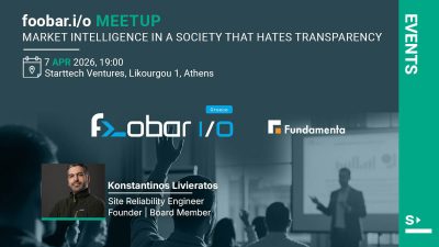foobar.i/o #8: Market Intelligence in a Society that Hates Transparency